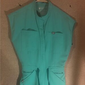 Teal XS Figs Scrub Jumpsuit for Women